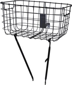 Basil Robin Fietsmand - Voor - Inclusief Bevestigingsmateriaal - Zwart