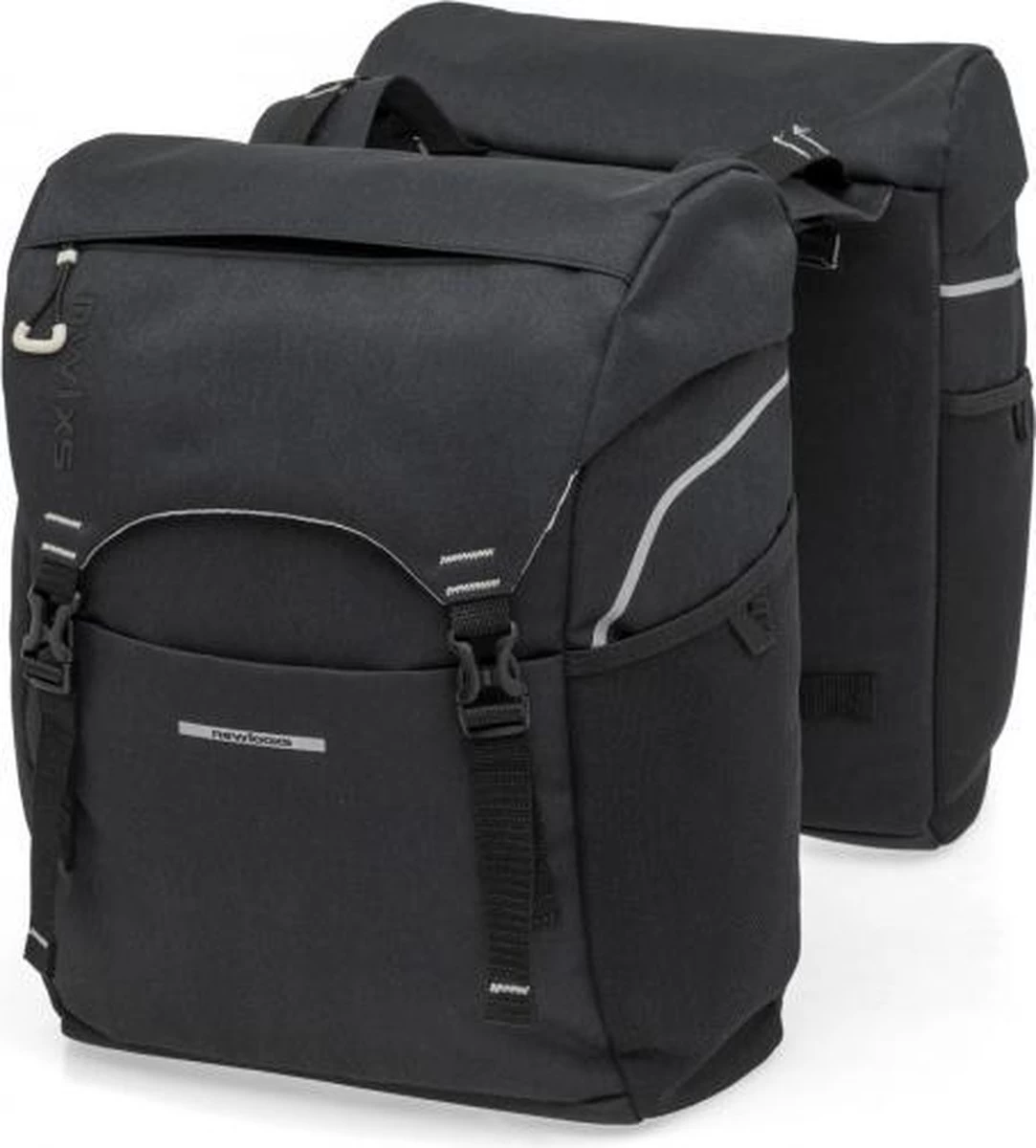 New Looxs Sports Double Dubbele Fietstas MIK - 32 Liter - Zwart - Afbeelding 3