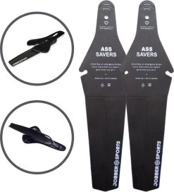 San Marco Jobber Sports - Spatbord Mountainbike - Ass Saver - 2x Achterspatbord