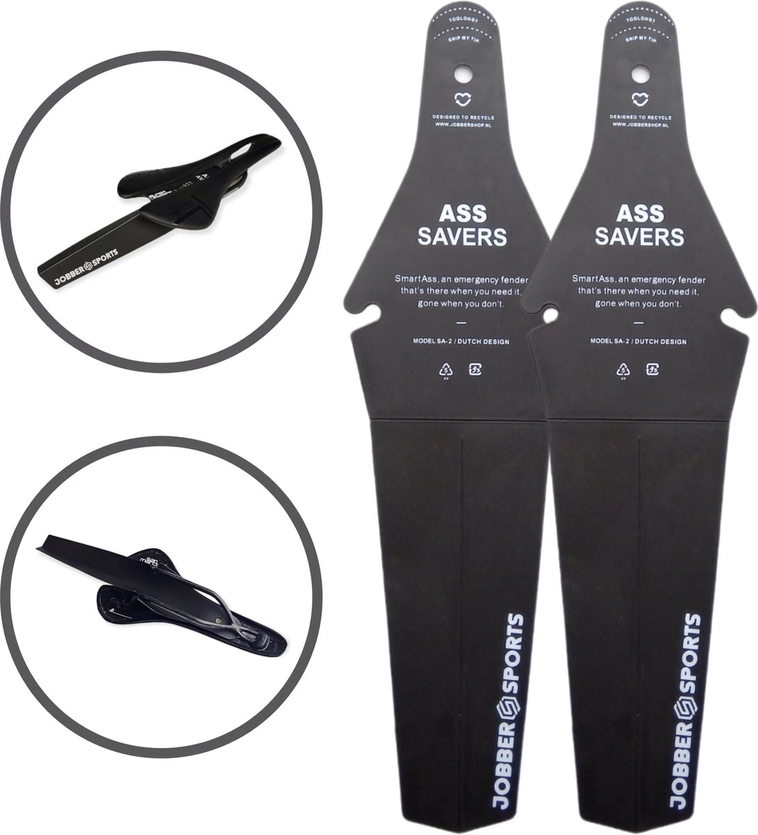 San Marco Jobber Sports - Spatbord Mountainbike - Ass Saver - 2x Achterspatbord