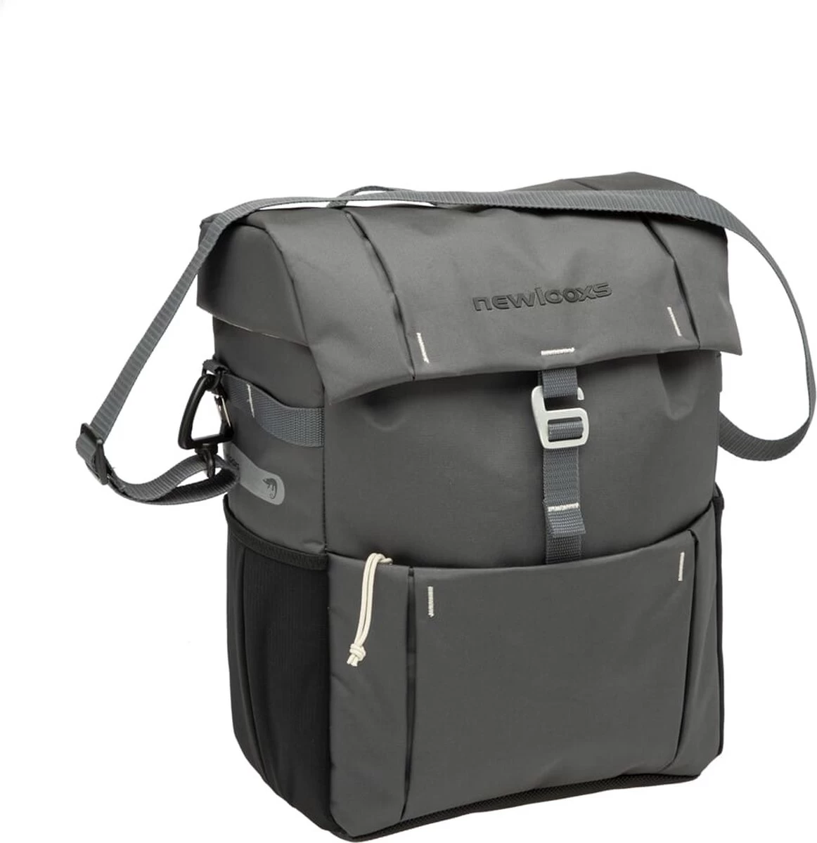 New Looxs Vigo Single Enkele Fietstas - Afneembaar - 18,5 Liter - Zwart - Afbeelding 13