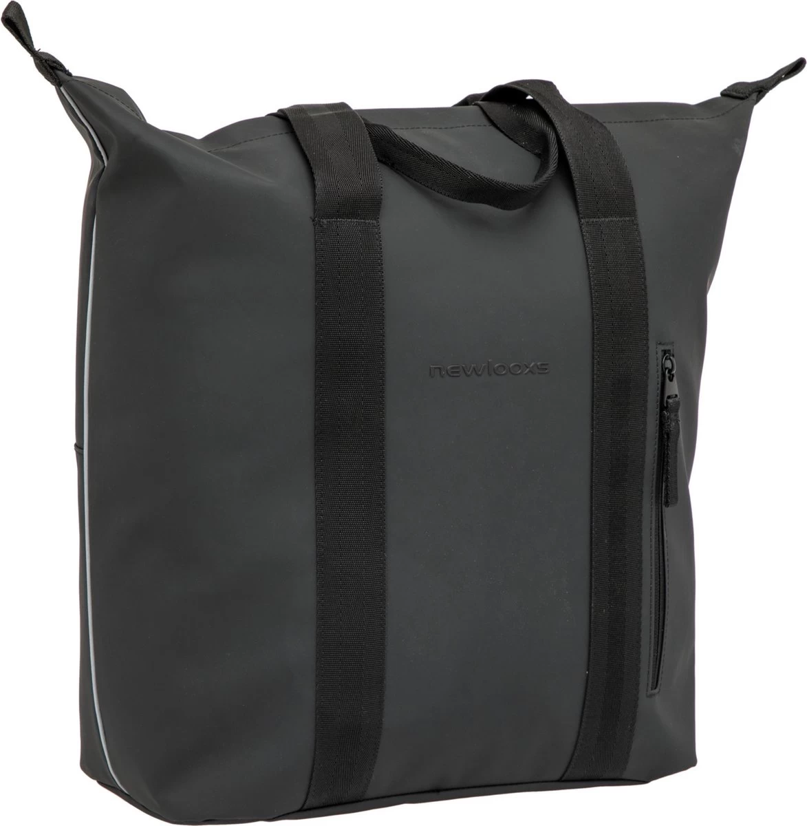 New Looxs Odense Kota Enkele Fietstas - Afneembaar Shopper - 24 Liter - Zwart