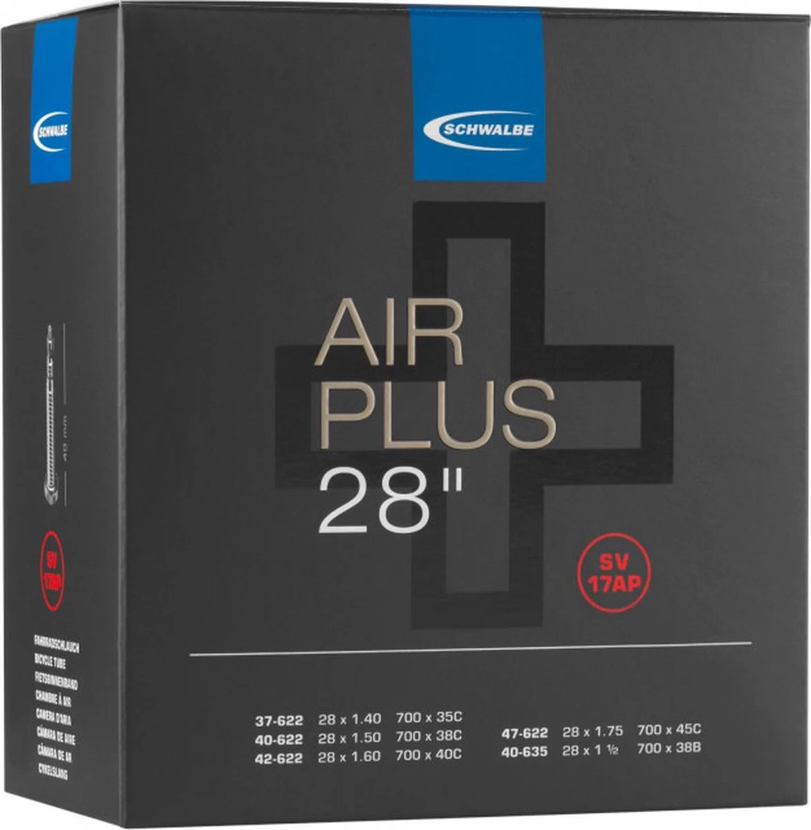 Schwalbe Binnenband 17ap 28 X 1.40/1.75 (40/47-622/635) Fv 40 Mm - Afbeelding 4
