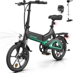 HITWAY Elektrische Fiets - Opvouwbare E-bike - 16 Inch-250W-2023 Model