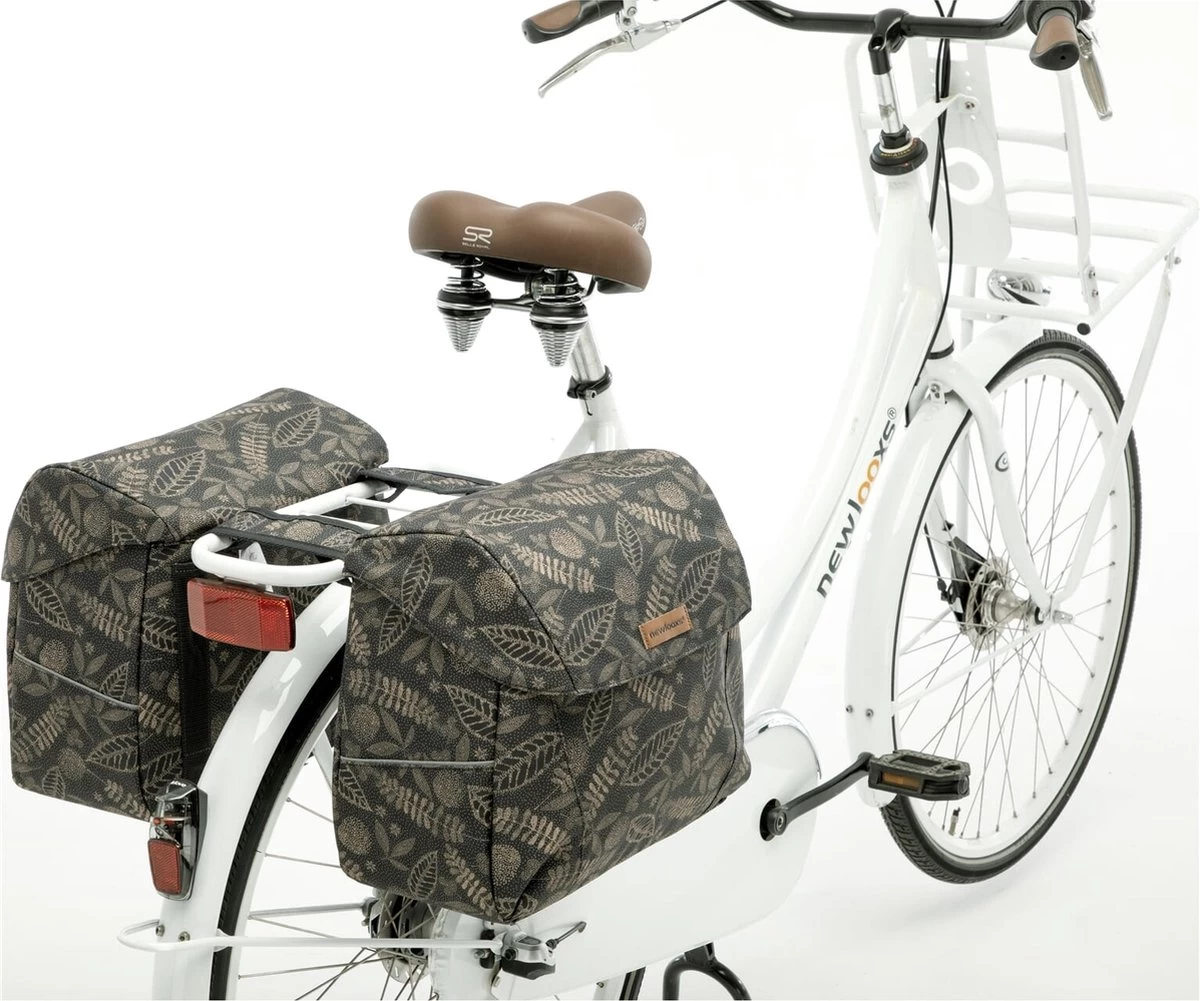 New Looxs Joli Double Nomi Dubbele Fietstas - 37 Liter - Zwart - Afbeelding 10