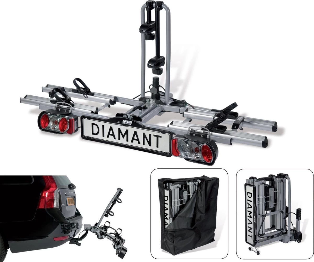 Pro-user Fietsendrager - Diamant - 2 Fietsen