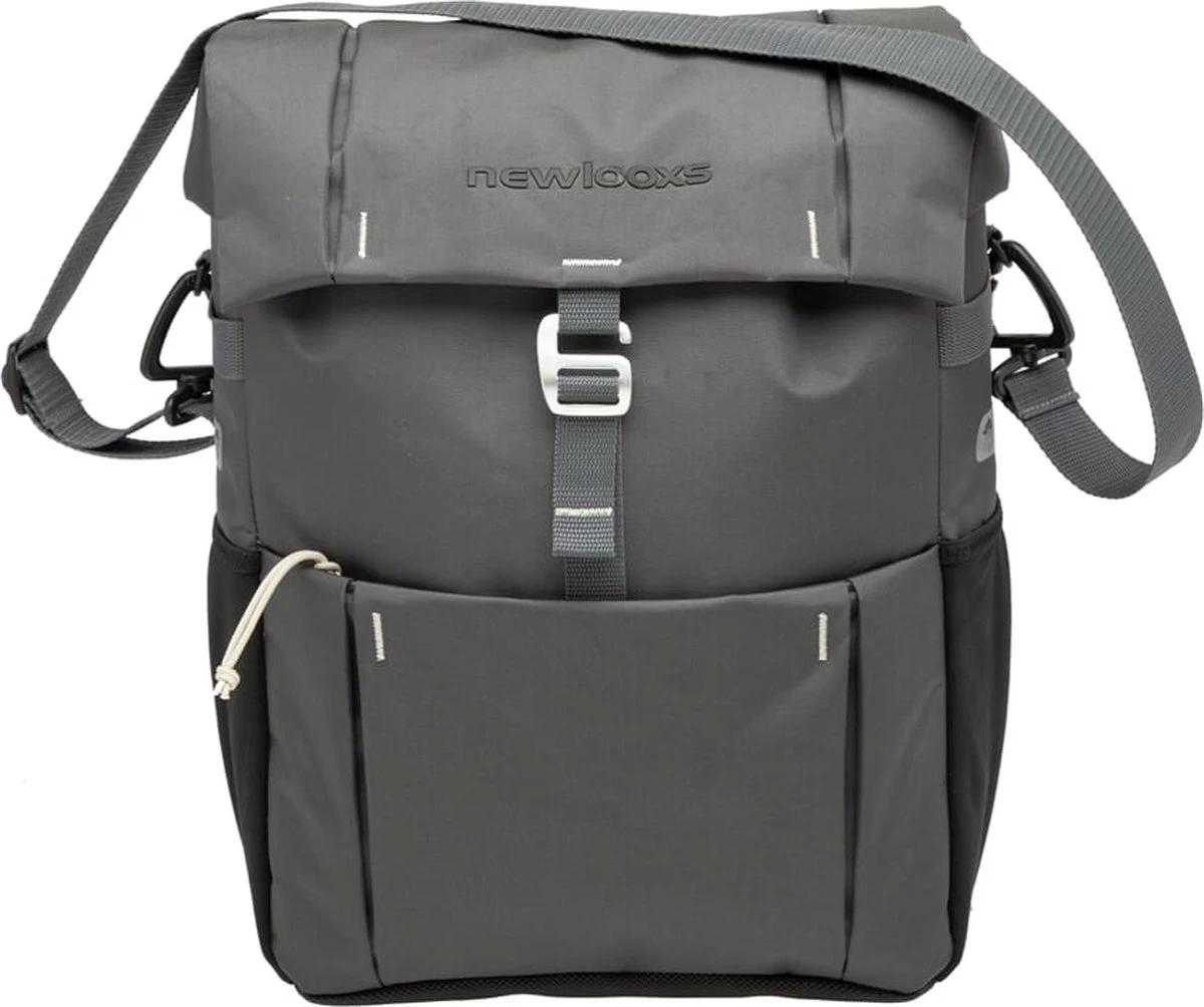 New Looxs Vigo Single Enkele Fietstas - Afneembaar - 18,5 Liter - Zwart - Afbeelding 12