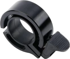 Merkloos Fietsbel - Racefiets Bel - Mountainbike Bel - Fiets Bel - Universeel - Zwart - Aluminium