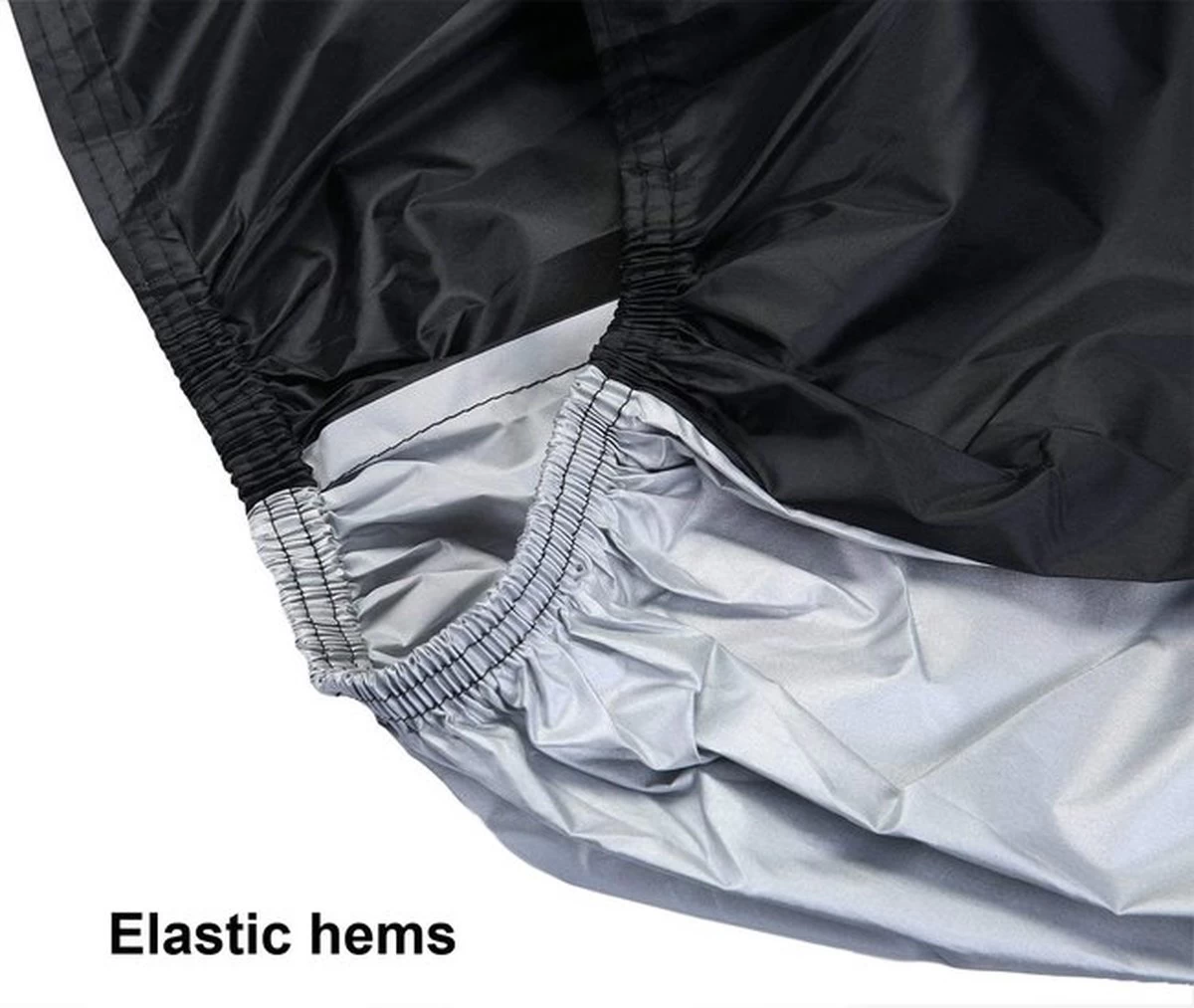 Fiets Beschermhoes - 210D + Zadelhoes + Opbergtas - Voor 2 - 3 Fietsen - Alle Weersinvloeden - 110 X 80 X 200 Cm (B*H*L) - Afbeelding 6