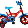 Marvel Spider-Man Kinderfiets - Jongens - 10 Inch - Rood/Blauw - Doortrapper