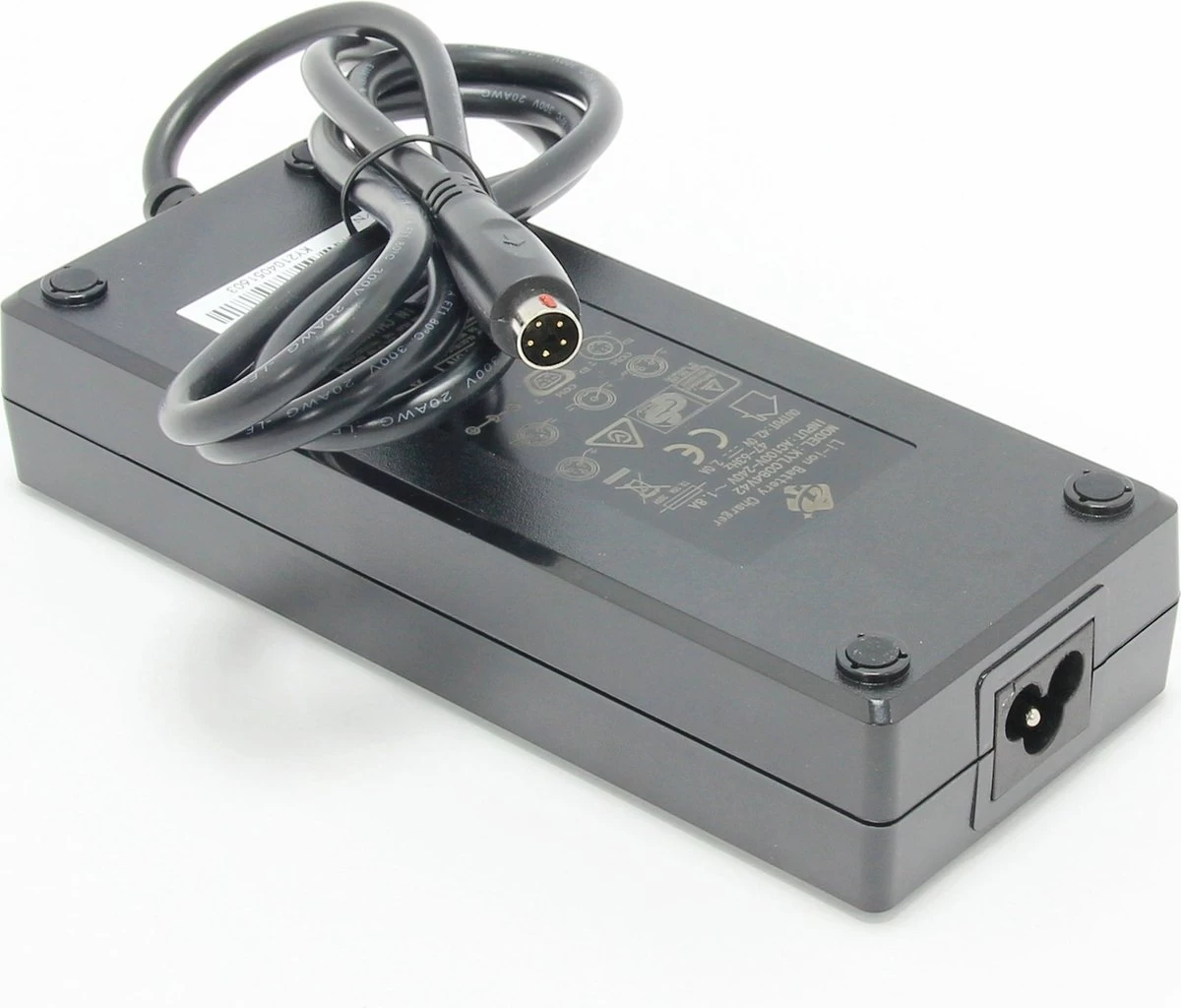 Acculader Stella - Elektrische Fietsoplader - 42v 2A Met 5-polige Ronde Connector - Afbeelding 3