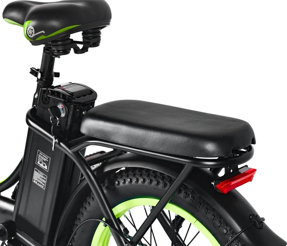 Merkloos Windgoo E20 Urban- Elektrische Fiets - E-bike - 20Inch - 12.5Ah - APP - Fat Tire - 7 Speed Shimano - Afbeelding 14