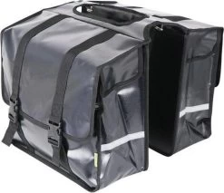 Dresco Dubbele Fietstas Transporter 50 Liter Bisonyl Zwart