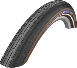 Schwalbe Buitenband - Fat Frank K-Guard - 28 Inch X 2.00 - Zwart/coffee Reflecterend