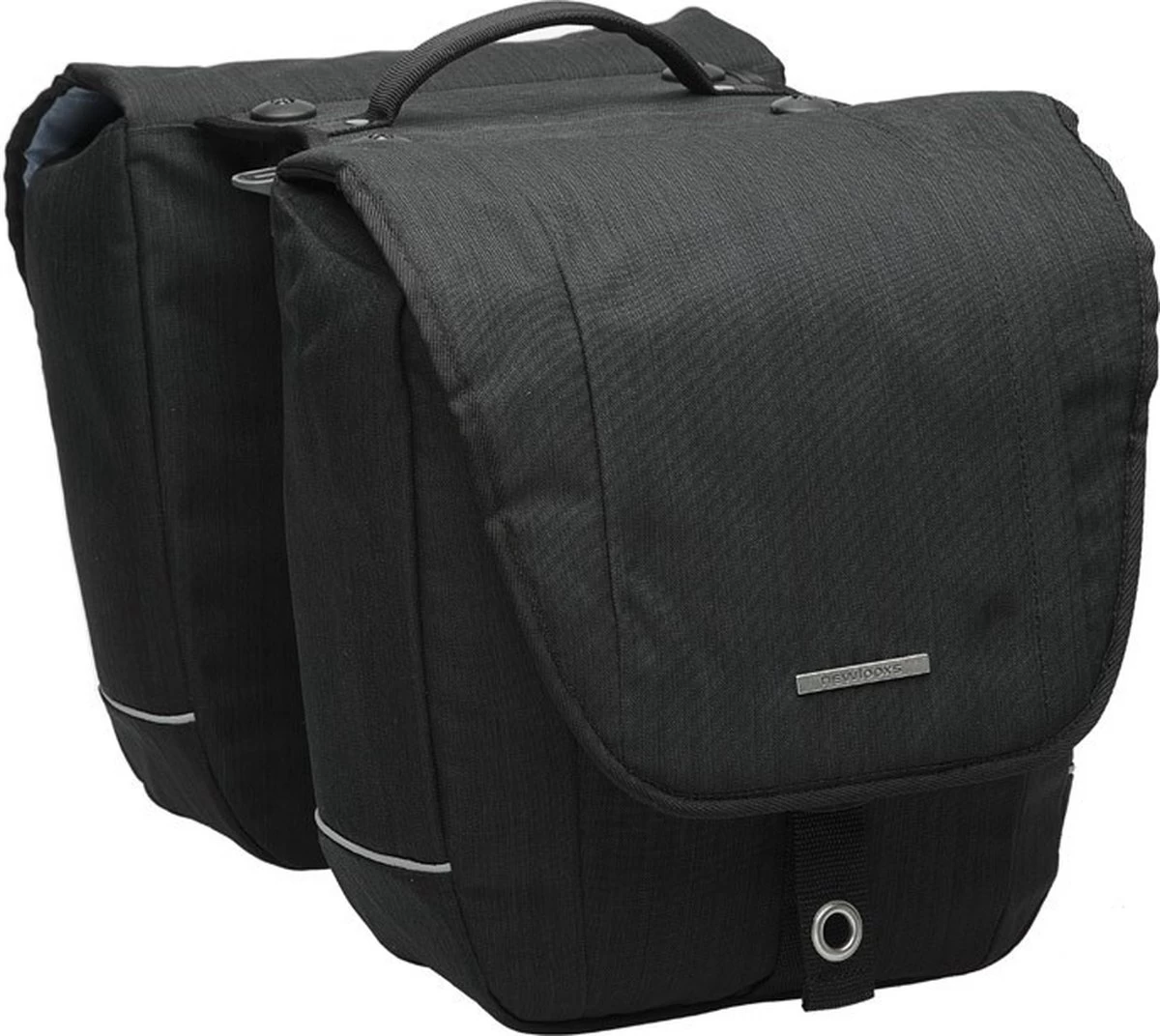 New Looxs Avero Detachable Dubbele Fietstas - Afneembaar - 25 Liter - Zwart - Afbeelding 3