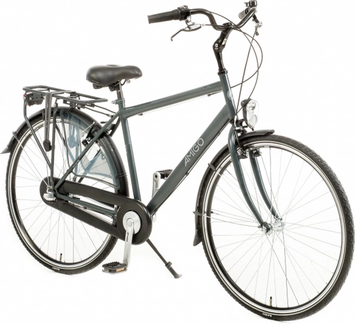 Amigo Bright - Herenfiets 28 Inch - Fiets Met 3 Versnellingen - Antraciet - Afbeelding 2