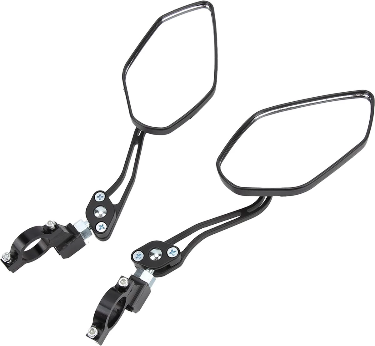 NueNext Fietsspiegel Ebike 2 Stuks – Achteruitkijk Spiegel Op Stuur – Multi-verstelbaar – 360 Rotatie - Speed-pedelec - Afbeelding 10
