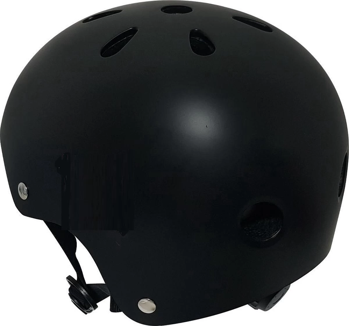 Fiets Of Skate Helm - SILVERBACK -Junior Sporthelm - Unisex - Zwart - Verstelbare Maat S-M-L