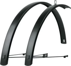 SKS Spatbordset Edge 28 Inch Aluminium Zwart