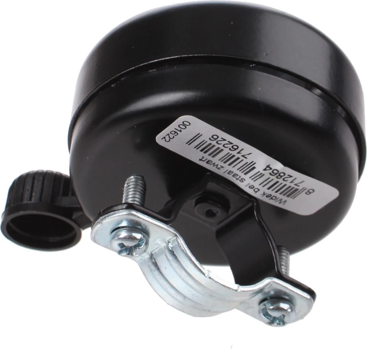 Fietsbel Widek Staal - Zwart Gelakt (werkplaatsverpakking) - Afbeelding 2