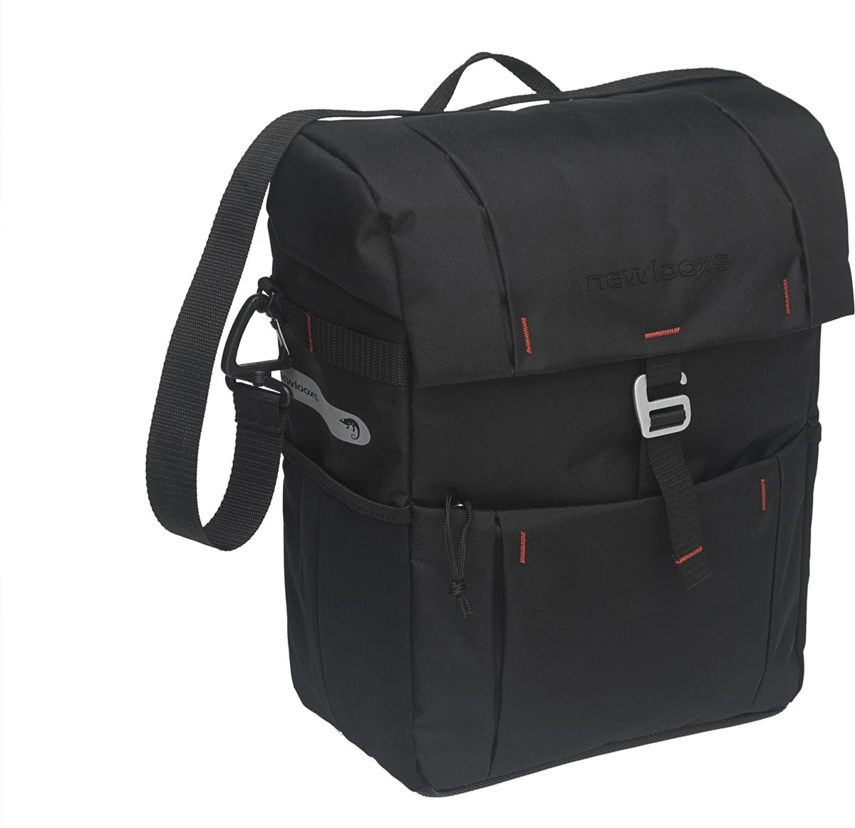 New Looxs Vigo Single Enkele Fietstas - Afneembaar - 18,5 Liter - Zwart