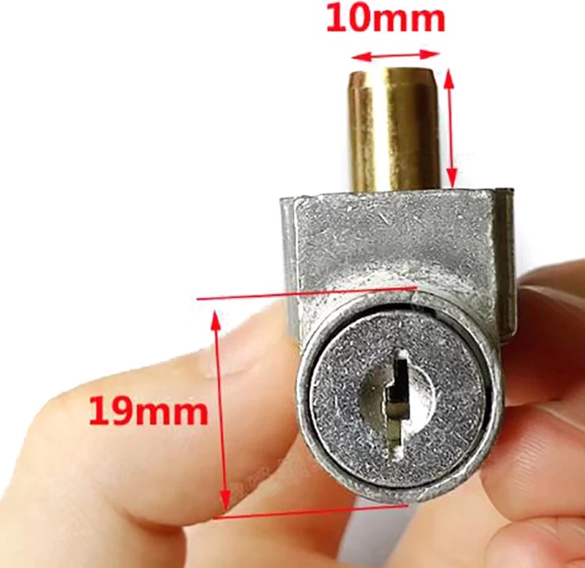 Accu Slot Elektrische Fiets - E-bike Batterij Slot - Anti Diefstal Slot - Accuslot- Veiligheidsslot - Afbeelding 2