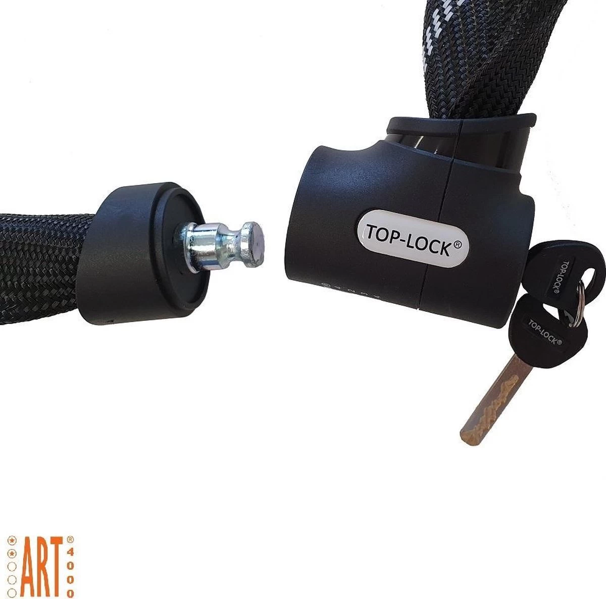Fietsslot ART 2 Sterren - Top Lock - 90cm - Afbeelding 2