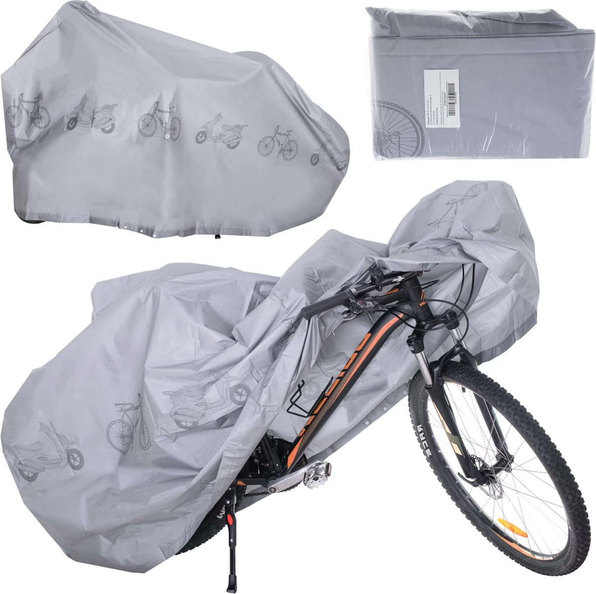 L-BRNO - FIETSTAS - DUBBELE FIETSTAS - WATERAFSTOTEND - MET GRATIS FIETSHOES- REFLECTOREN - OOK VOOR ELECTRISCHE FIETSEN - Afbeelding 6