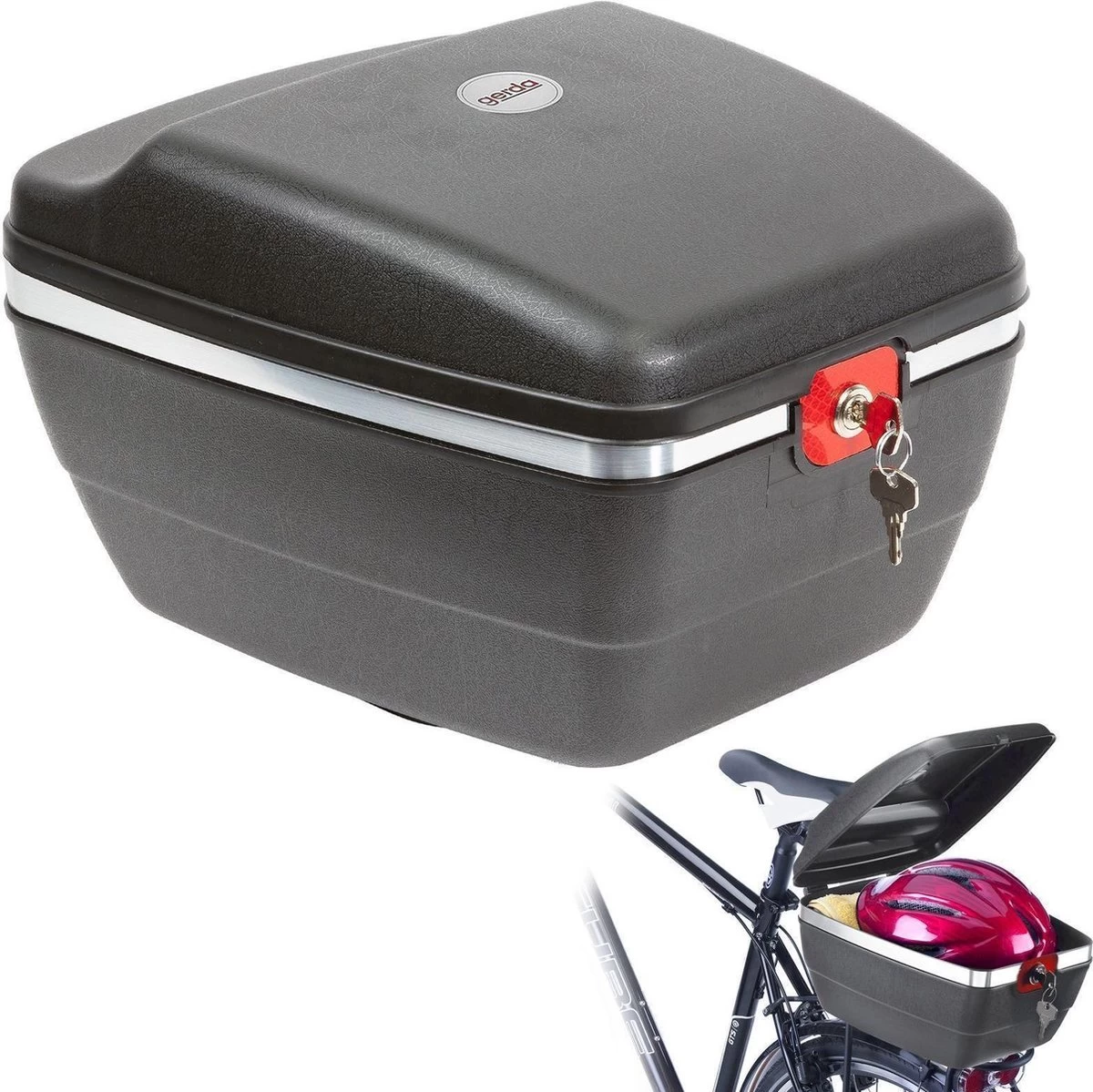 Gerda - Fietskoffer - Touring - Tresor - Zwart - Afbeelding 4