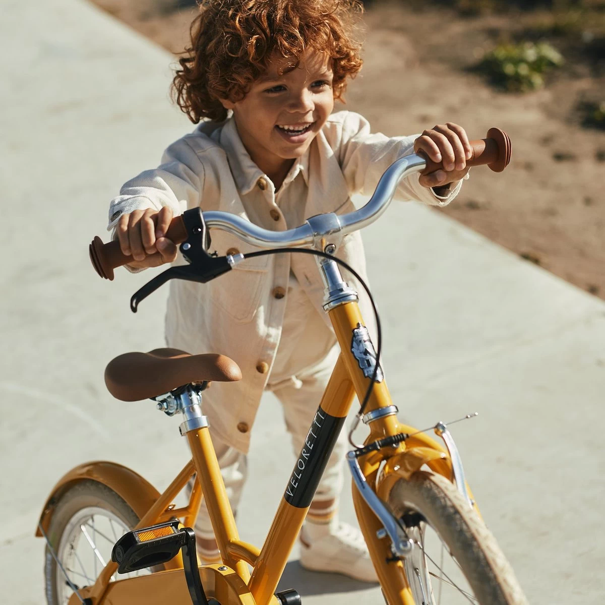 Veloretti Maxi Kinderfiets 16 Inch - Geel - Afbeelding 2