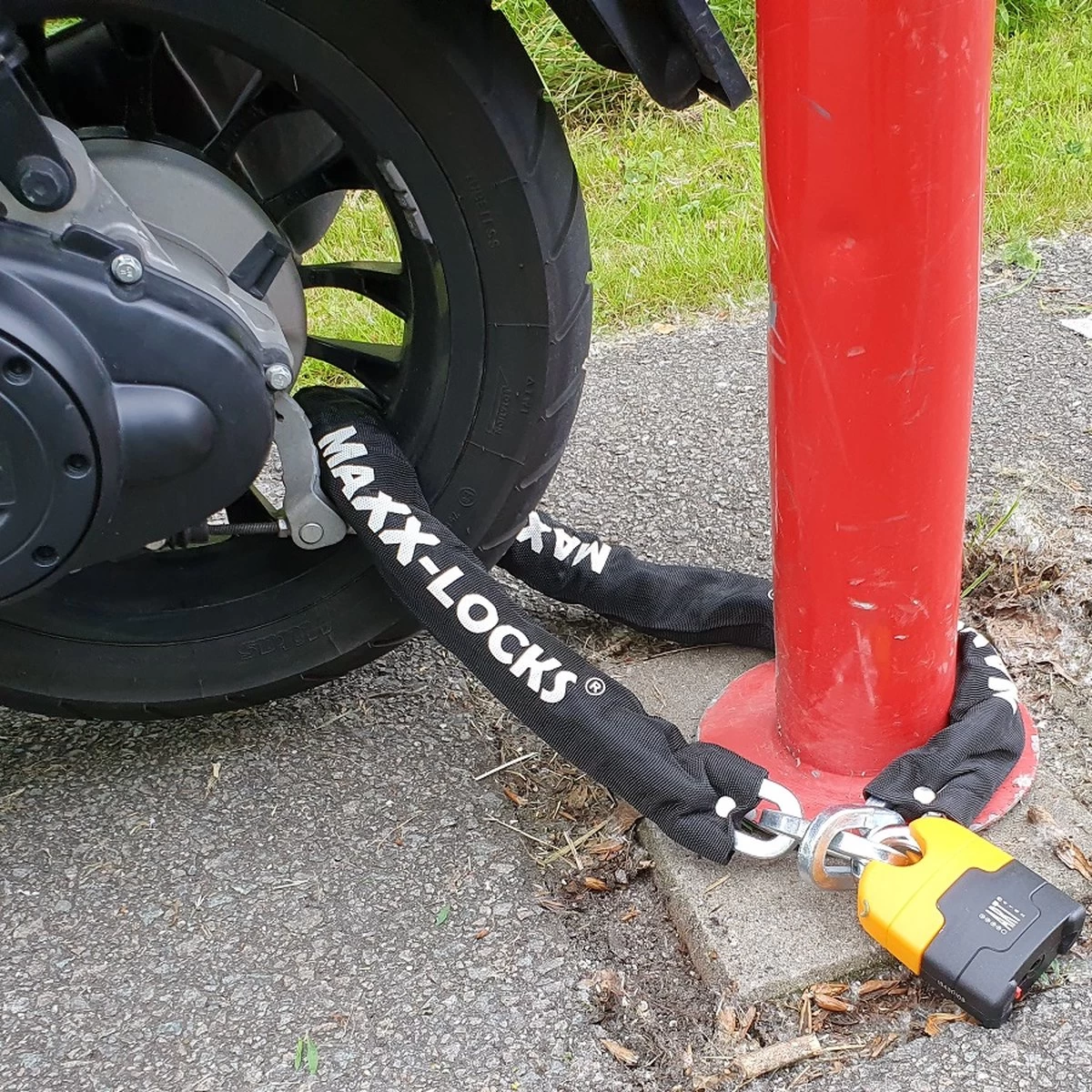 Maxx-Locks Ohura Motorslot / Scooterslot ART 4 - Kettingslot 150cm - Afbeelding 5