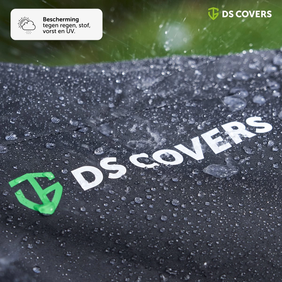 CARGO Bakfietshoes Van DS COVERS – Outdoor – Waterdicht – UV Bescherming – 300D Oxford – Geschikt Voor 2 Wielers – Met Regentent– Incl. Opbergzak - Afbeelding 10