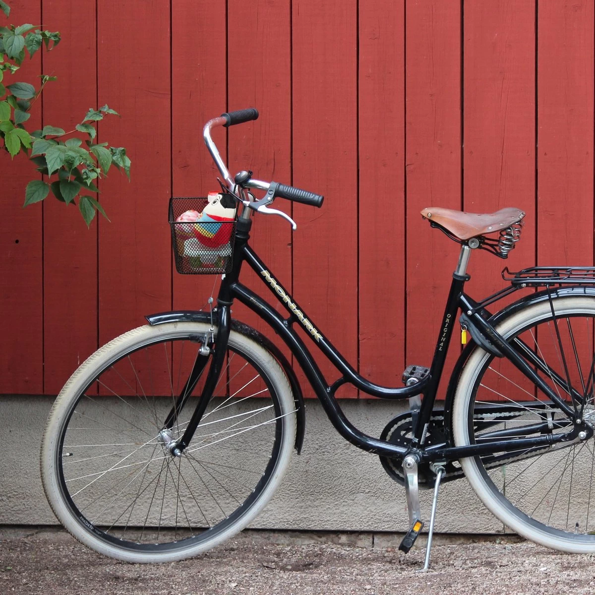 Relaxdays Fietsmand Stuur - Fietsmandje Met Haken - Fiets Mand Voorop - Klein - Metaal - Zwart - Afbeelding 2