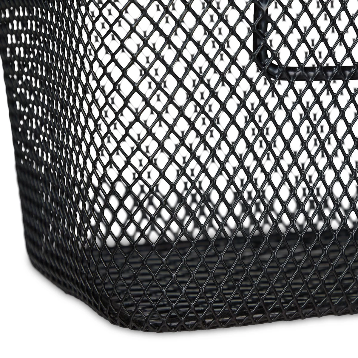 Relaxdays Fietsmand Stuur - Fietsmandje Met Haken - Fiets Mand Voorop - Klein - Metaal - Zwart - Afbeelding 7