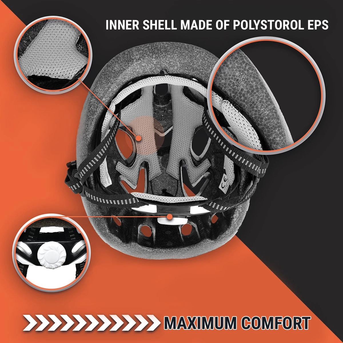 Skullcap By CAPITAL SPORTS Kinderfietshelm - Fietshelm Voor Kinderen 2-7 Jaar - Microshell Buitenschaal Van Polycarbonaat - 12 Luchtopeningen - Afbeelding 5