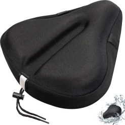 Smilegoods® Gel Zadelhoes Fiets 3D - Zadeldek - Zadelhoes Waterdicht - Zadeldek Fiets - Universeel Brede Zadels - Veiligheidsreflector Voor In Het Donker