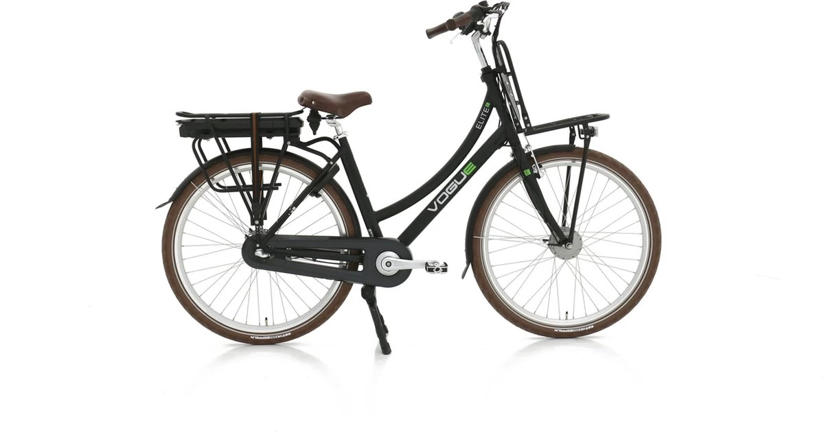 Vogue Elite - Fiets (elektrisch) - Vrouwen - Matzwart - 50 - Afbeelding 9