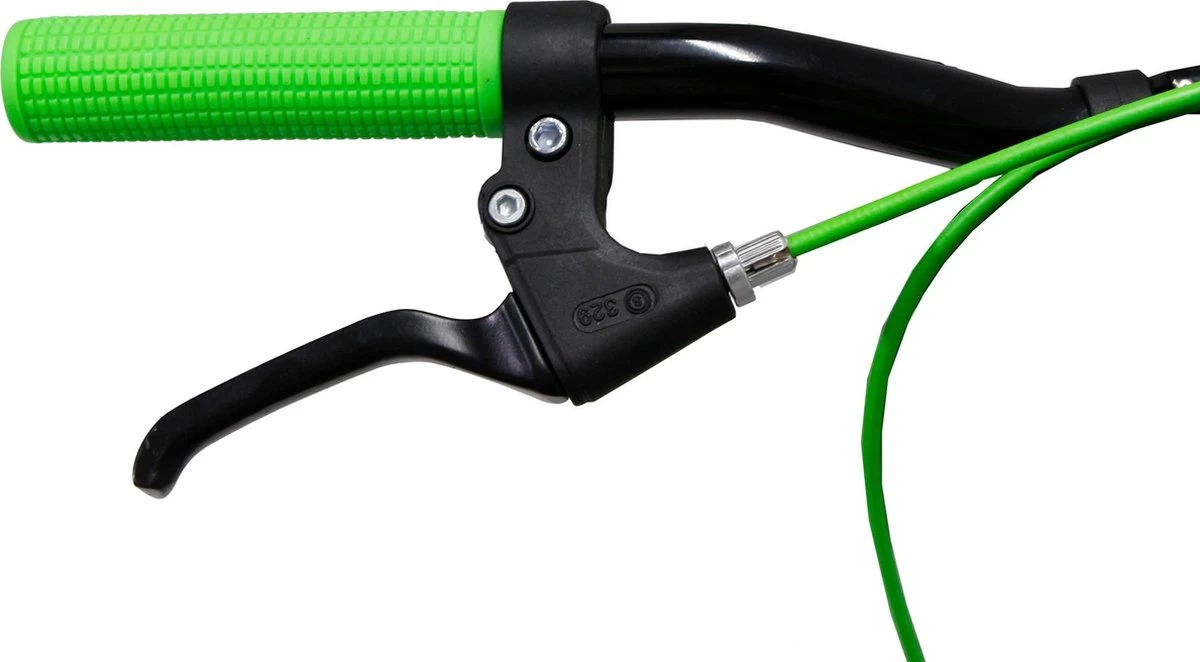 Amigo Wild - Mountainbike 20 Inch - Voor Jongens En Meisjes - Zwart/Groen - Afbeelding 6