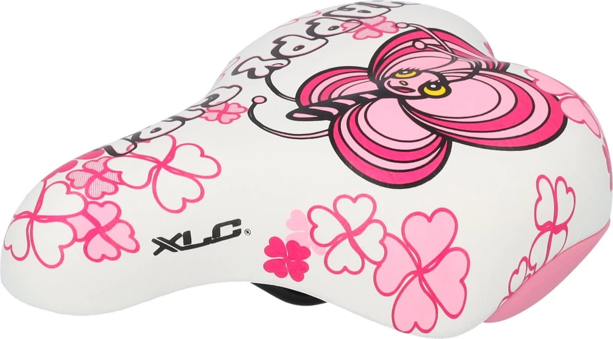 XLC Kinderzadel - Universeel - Wit/Roze - SA-C02