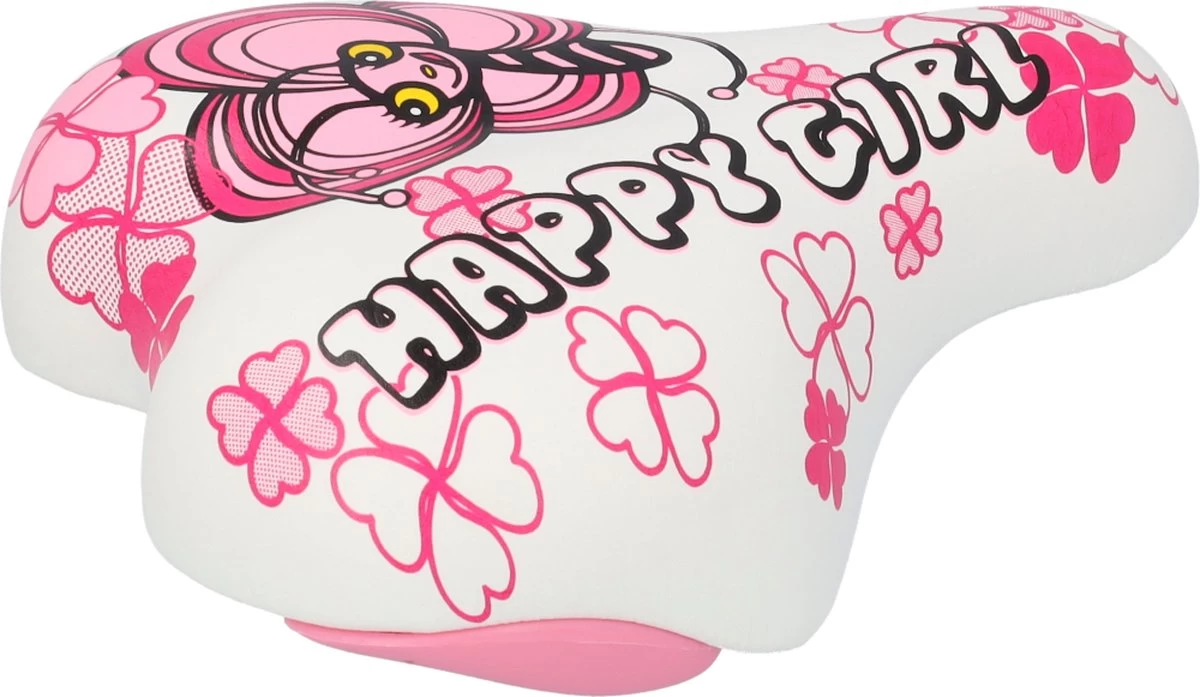 XLC Kinderzadel - Universeel - Wit/Roze - SA-C02 - Afbeelding 4