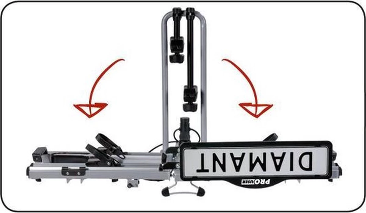 Pro-user Fietsendrager - Diamant - 2 Fietsen - Afbeelding 15