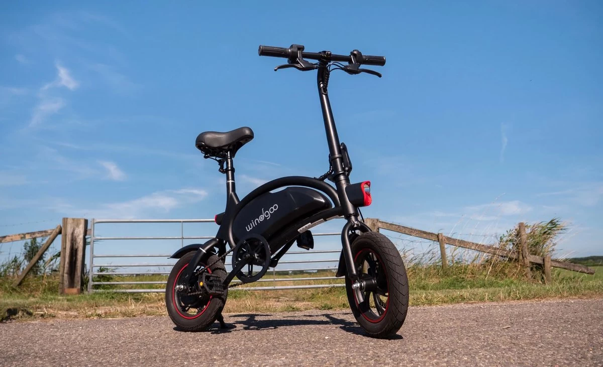 Windgoo - B3 Elektrische Long-Range E-Bike Met Trappers - E-bike - 25Km / H - Wit - Afbeelding 5