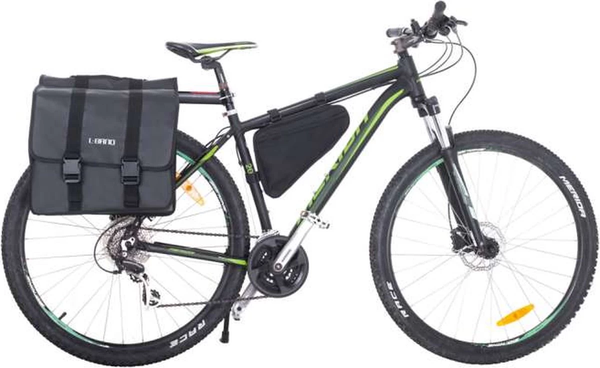 L-BRNO - FIETSTAS - DUBBELE FIETSTAS - WATERAFSTOTEND - MET GRATIS FIETSHOES- REFLECTOREN - OOK VOOR ELECTRISCHE FIETSEN - Afbeelding 13