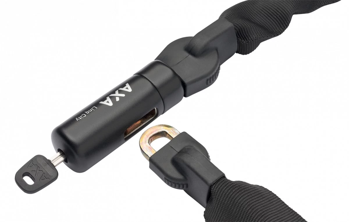AXA Linq City 100 Kettingslot - Slot Voor Fietsen - 100 Cm – 7 Mm - Zwart - Afbeelding 12