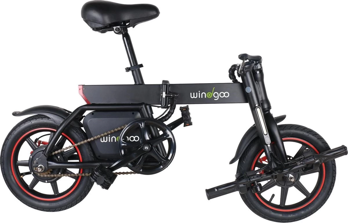Windgoo B-20 Elektrische Vouwfiets - Snelheid 20 Km/h - 15 Km Bereik - Schijfremmen - Afbeelding 6