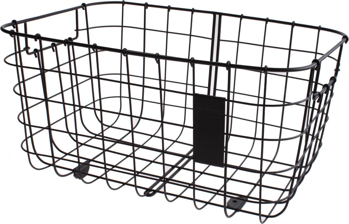 Basil Robin Fietsmand - Voor - Inclusief Bevestigingsmateriaal - Zwart - Afbeelding 5