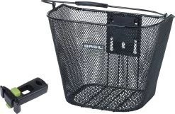 Basil Bremen KF Fietsmand - Voor - Inclusief Bevestigingssysteem - Zwart
