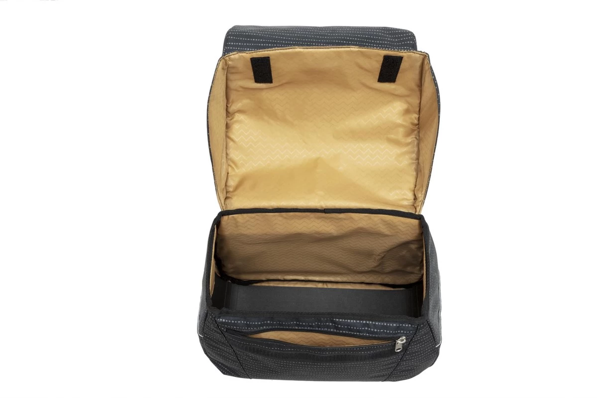 New Looxs Joli Double Nomi Dubbele Fietstas - 37 Liter - Zwart - Afbeelding 5