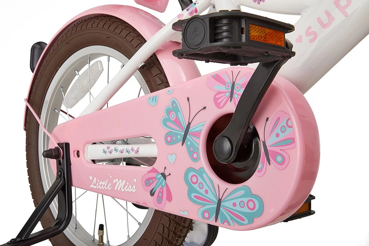 Supersuper Little Miss - Kinderfiets - Meisjesfiets - 16 Inch - Wit - Afbeelding 7
