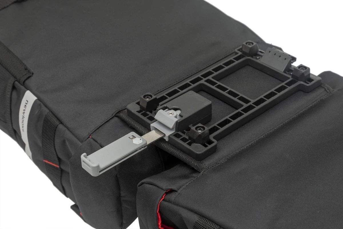 New Looxs Vigo Double MIK Dubbele Fietstas - Afneembaar - 37 Liter - Zwart - Afbeelding 2